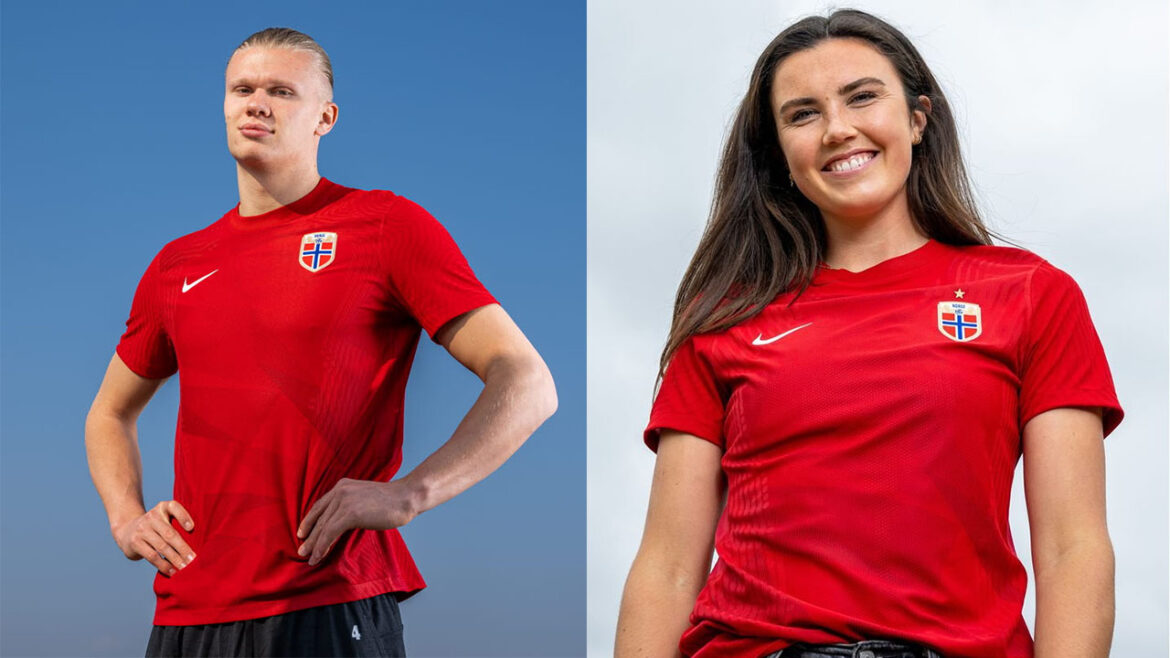 Camisa titular da Noruega 2022-2023 Nike 6 Camisa titular da Noruega 2022-2023 Nike 6