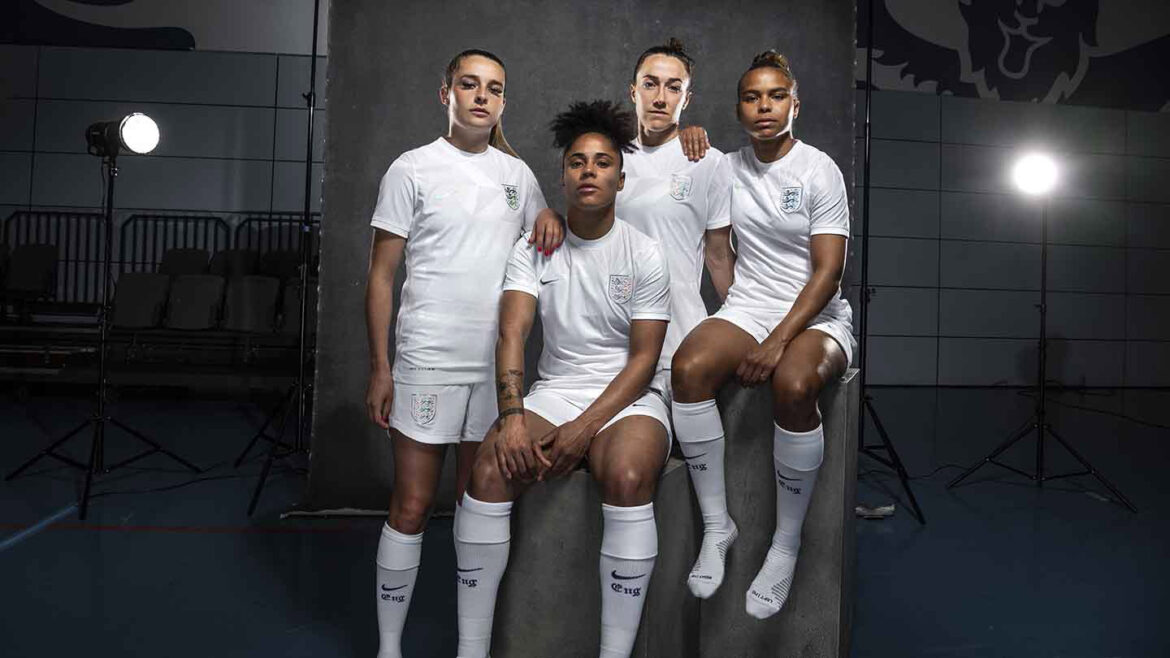 Camisas da Seleção feminina da Inglaterra para Euro 2022 é lançada pela Nike