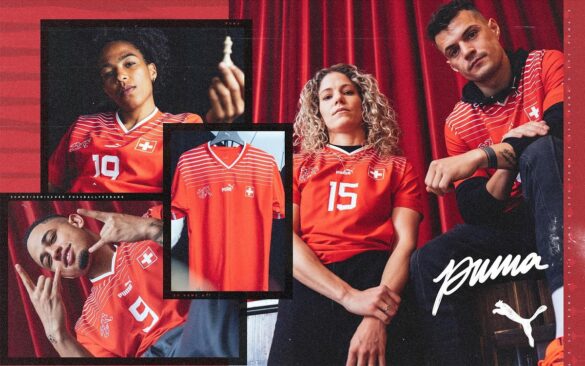 Camisa titular da Suíça para a Copa do Mundo 2022 é lançada pela PUMA