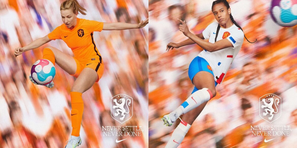 Camisas da seleção feminina da Holanda para a Euro 2022 são lançadas pela Nike