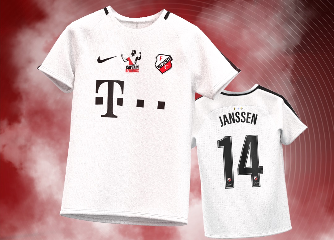 FC Utrecht lança camisa de despedida de Willem Janssen