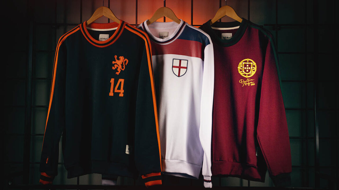 Retrôgol lança moletons inspirados em seleções icônicas