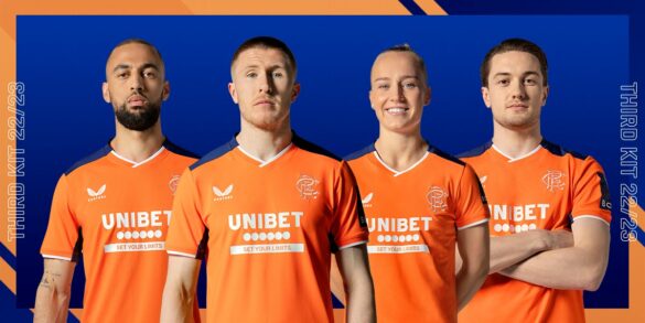 Terceira camisa do Rangers FC 2022-2023 Castore