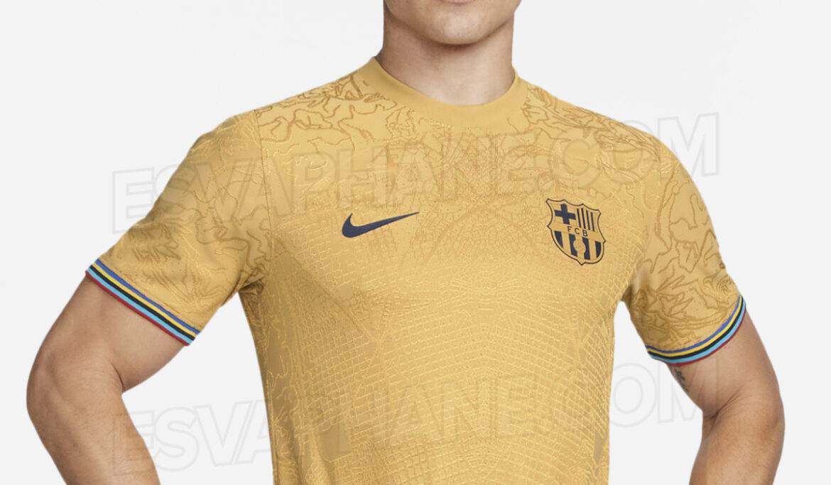 Camisa reserva do Barcelona 2022-2023 Nike a Camisa reserva do Barcelona 2022-2023 Nike a