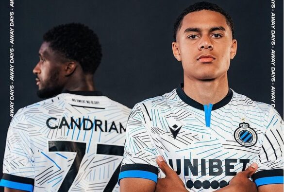 Camisa reserva do Club Brugge 2022-2023 é revelada pela Macron