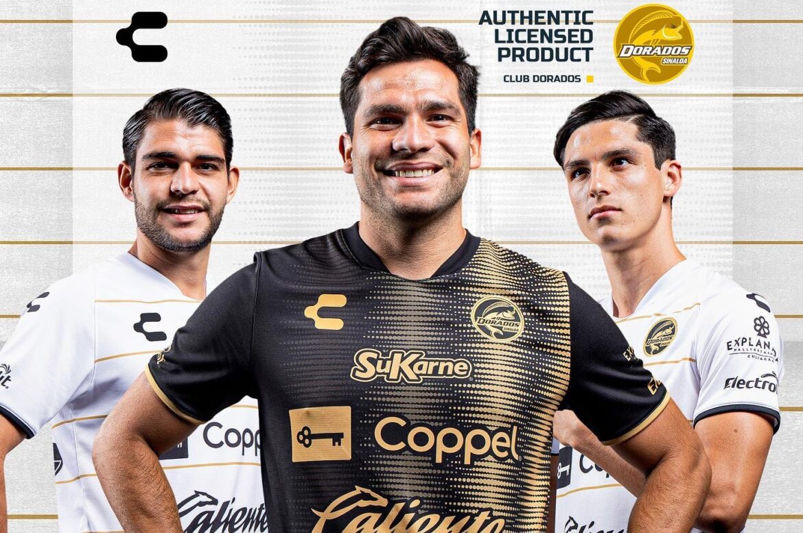 Camisas do Dorados de Sinaloa 2022-2023 são reveladas pela Charly