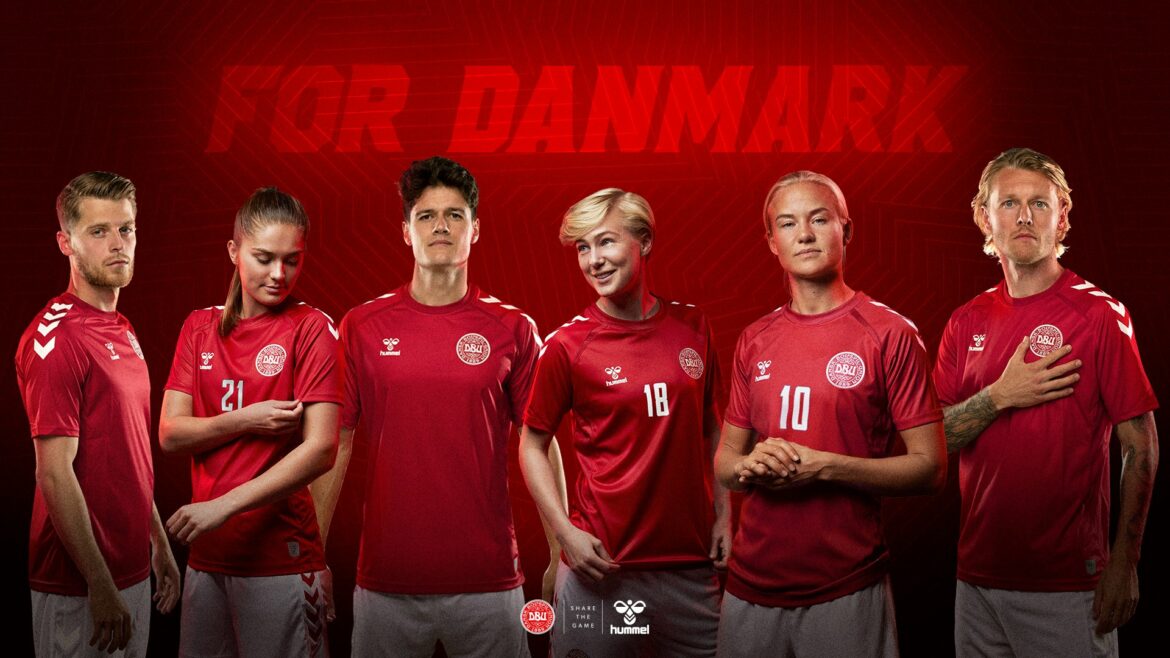 Dinamarca masculino unforme feminino