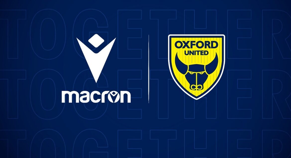 Oxford United anuncia acordo com a Macron Oxford United anuncia acordo com a Macron