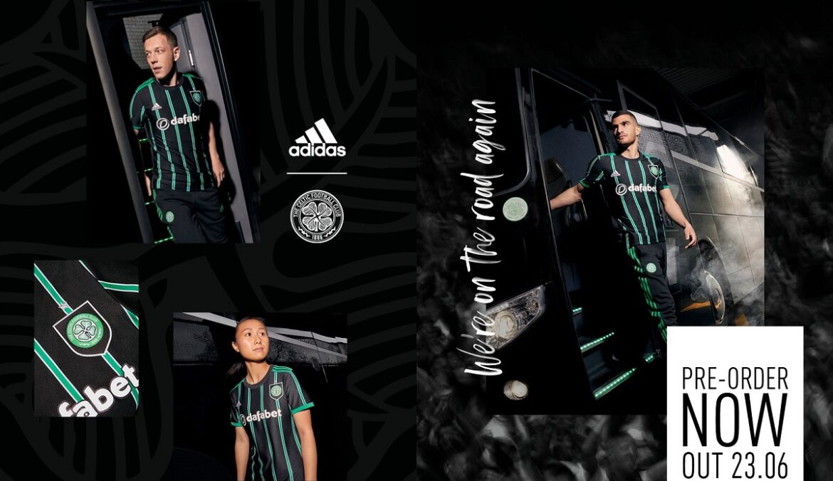 amisa reserva do Celtic FC 2022-2023 é revelada pela Adidas