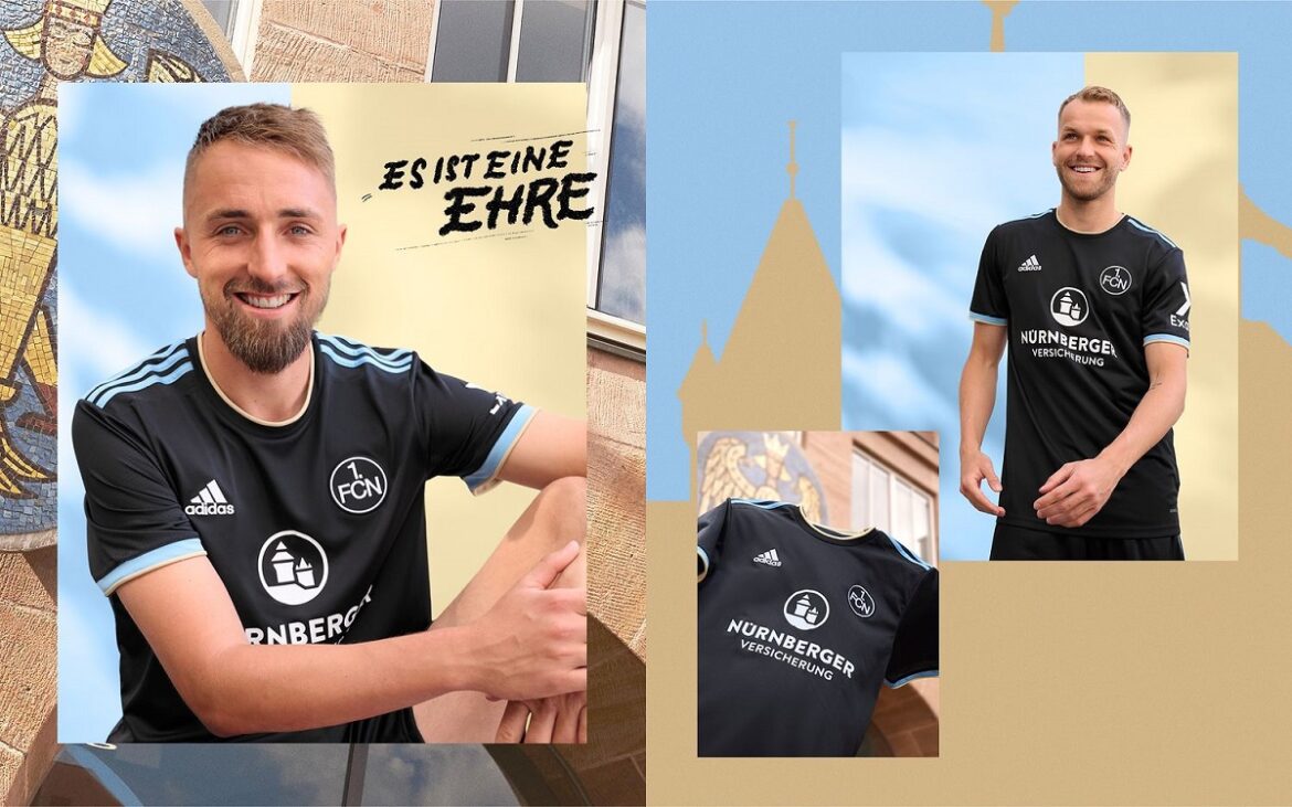 Adidas lança nova camisa três do 1. FC Nürnberg 2022-2023