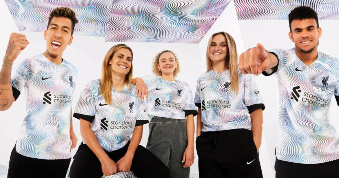 Camisa reserva do Liverpool 2022-2023 Nike a