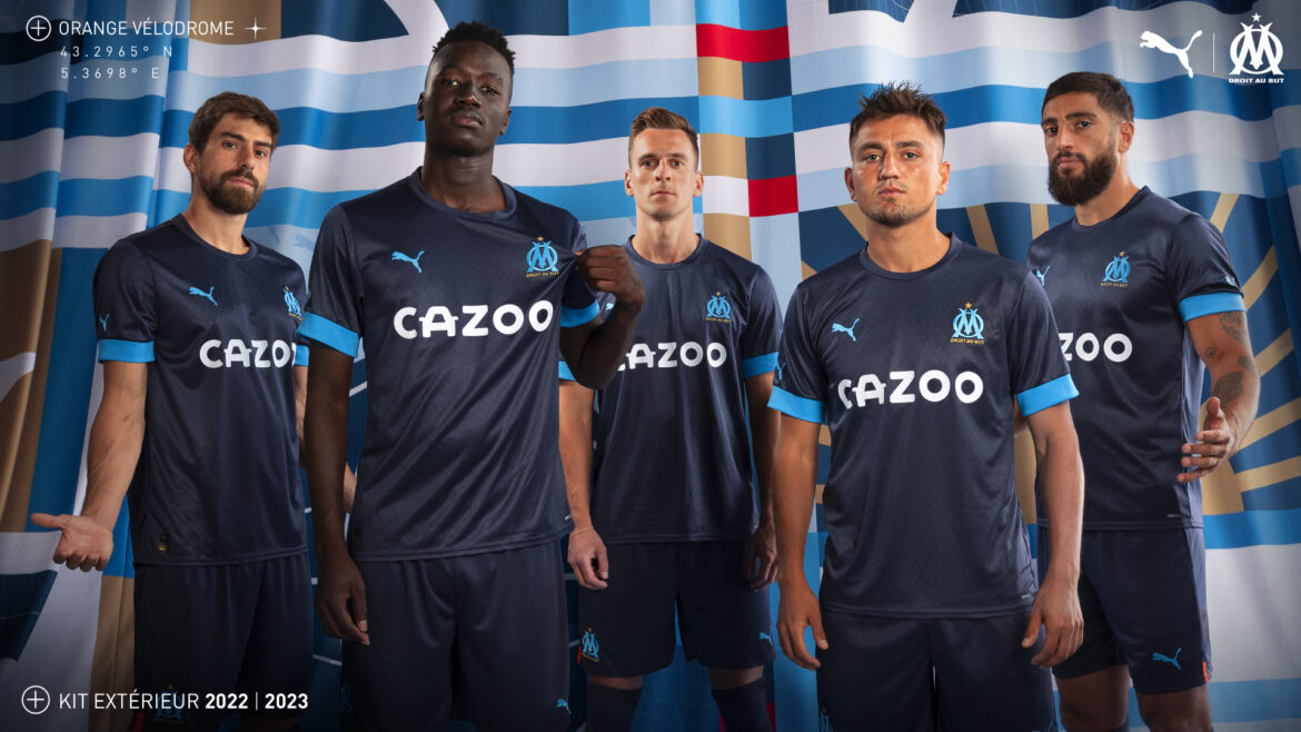 Camisa reserva do Olympique de Marseille 2022-2023 PUMA a