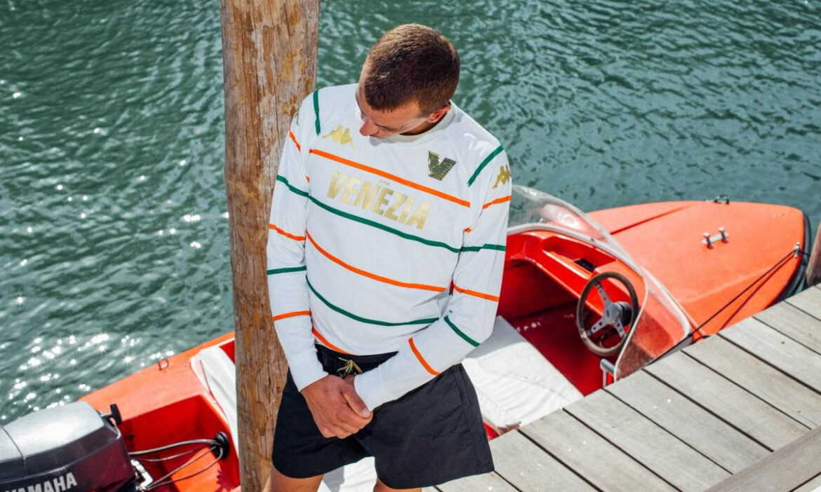 Camisa reserva do Venezia FC 2022-2023 Kappa a