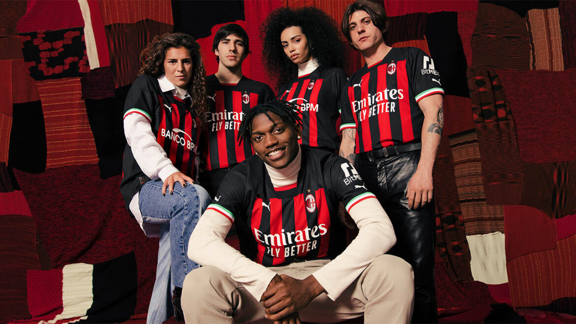 Camisa titular do AC Milan 2022-2023 PUMA a