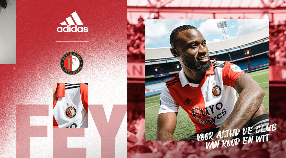 Camisa titular do Feyenoord 2022-2023 Adidas a
