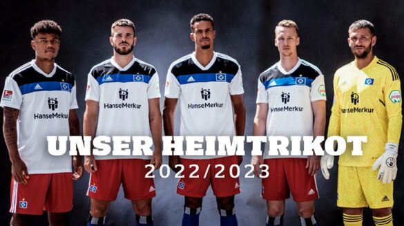 Camisa titular do Hamburgo SV 2022-2023 é revelada pela Adidas