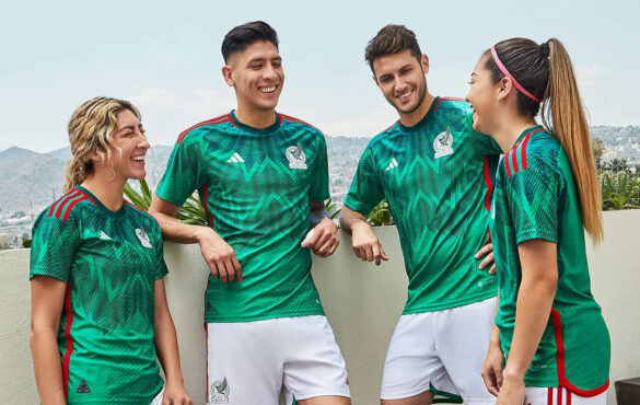 Camisa titular do México 2022-2023 Adidas Copa do Mundo a