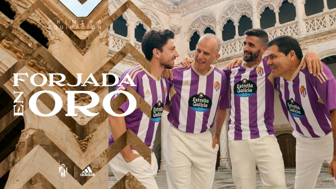 Camisa titular do Real Valladolid 2022-2023 é lançada pela Adidas