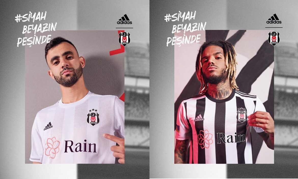 Camisas do Besiktas 2022-2023 são lançadas pela Adidas
