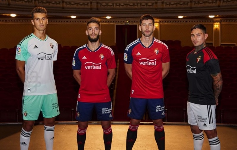 Camisas do CA Osasuna 2022-2023 são reveladas pela Adidas