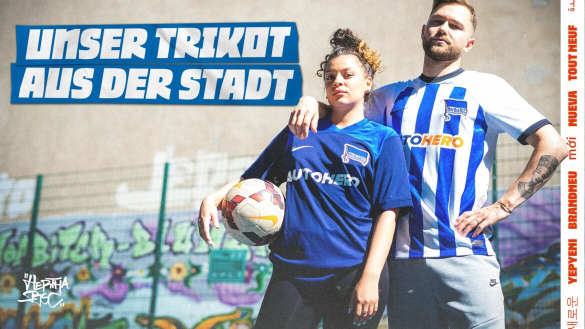 Camisas do Hertha Berlin 2022-2023 Nike a