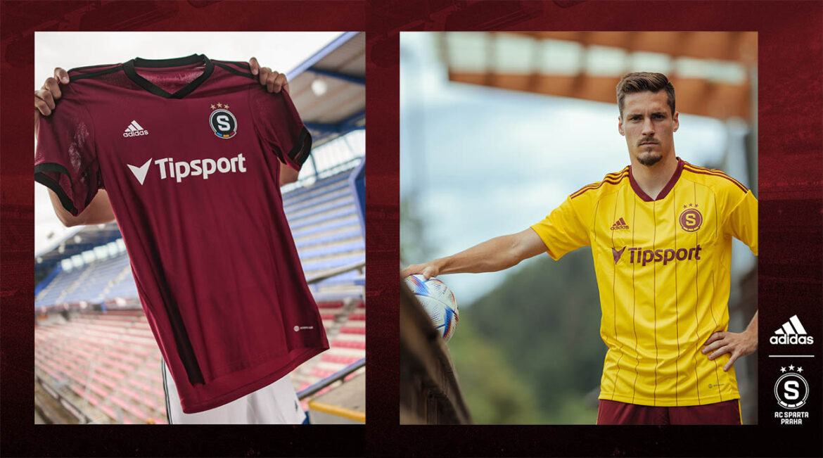 Camisas do Sparta Praga 2022-2023 Adidas a