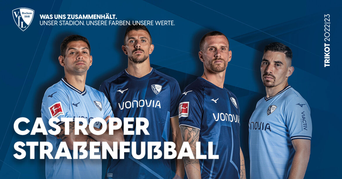 Camisas do VfL Bochum 2022-2023 Mizuno a