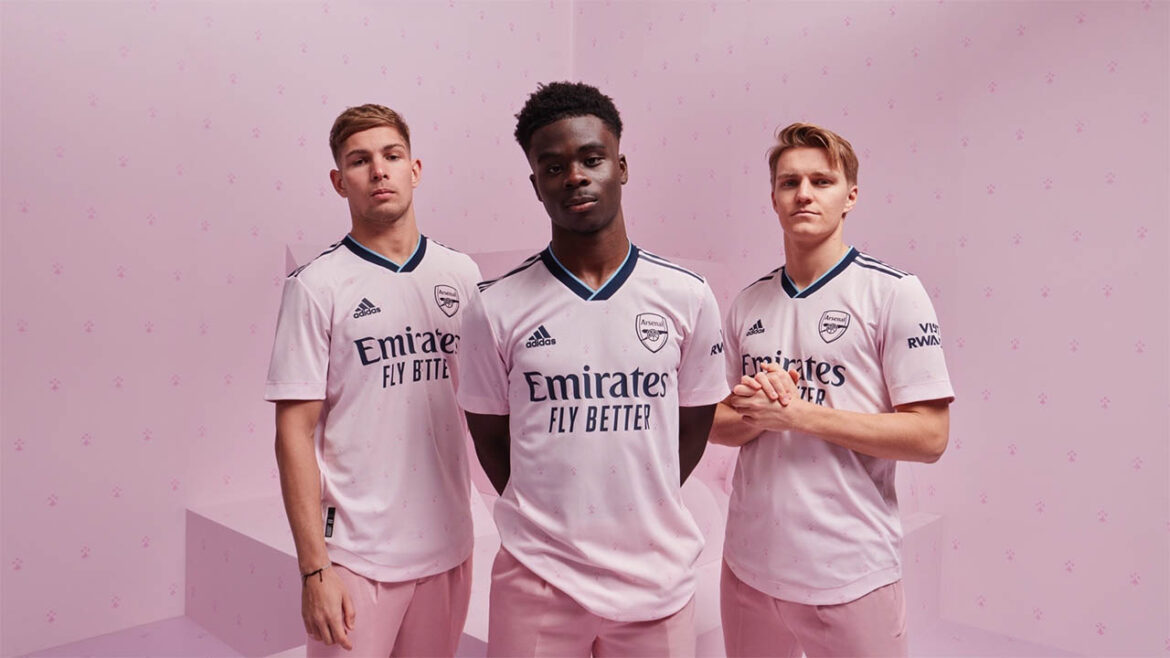 Terceira camisa do Arsenal 2022-2023 Adidas a