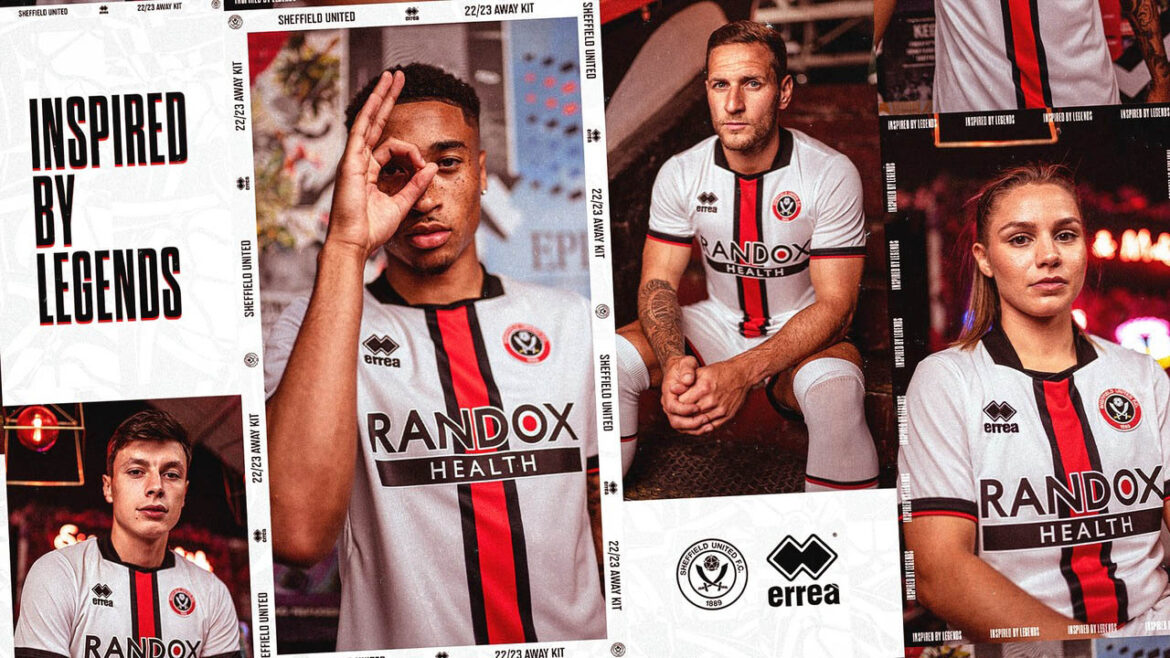 Camisa reserva do Sheffield United 2022-2023 Errea