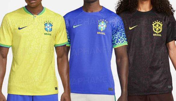 Camisas do Brasil 2022-2023 Nike a