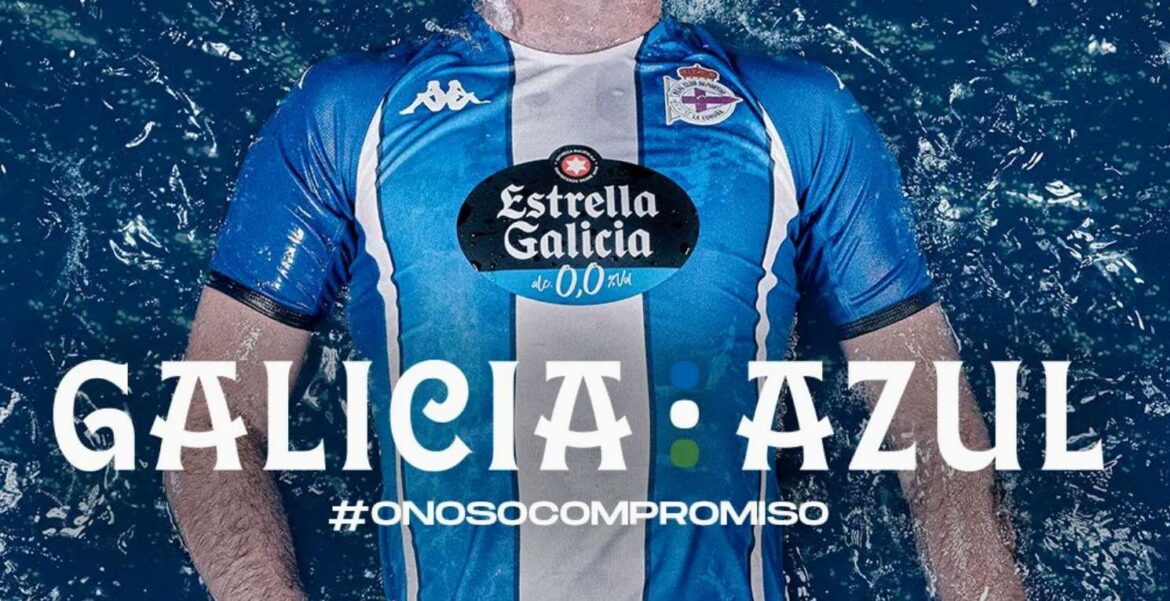 Camisas do Deportivo La Coruña 2022-2023 são lançadas pela Kappa