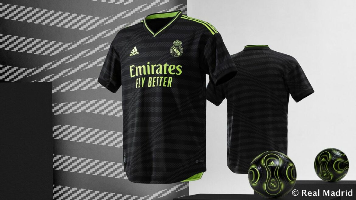 Terceira camisa do Real Madrid 2022-2023 é lançada pela Adidas
