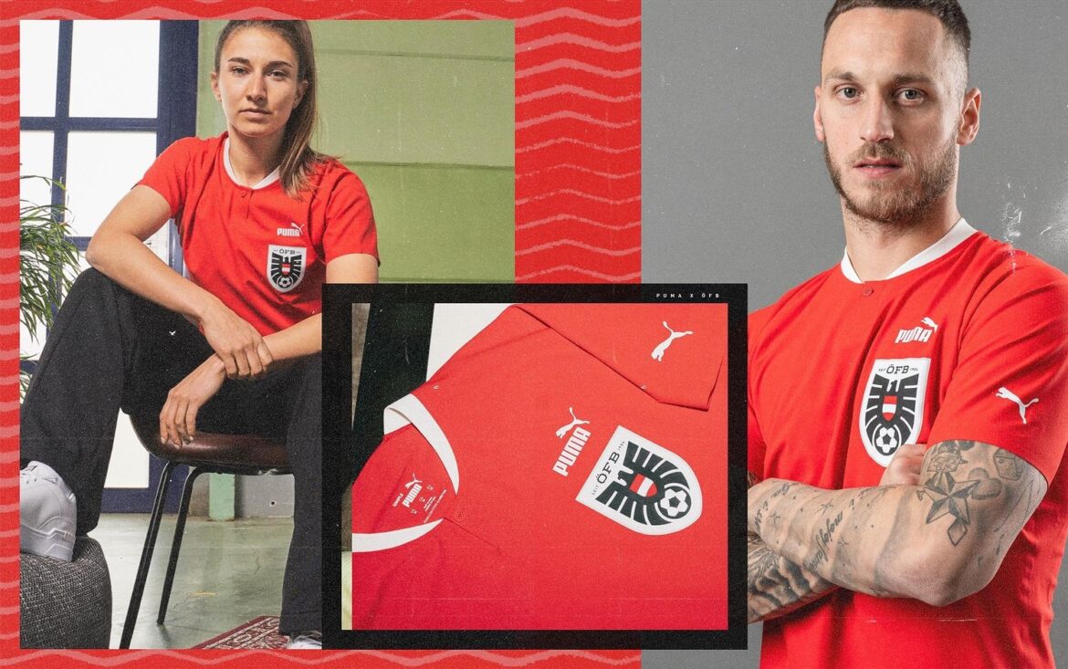 Novas camisas da Áustria 2022-2023 são reveladas pela PUMA