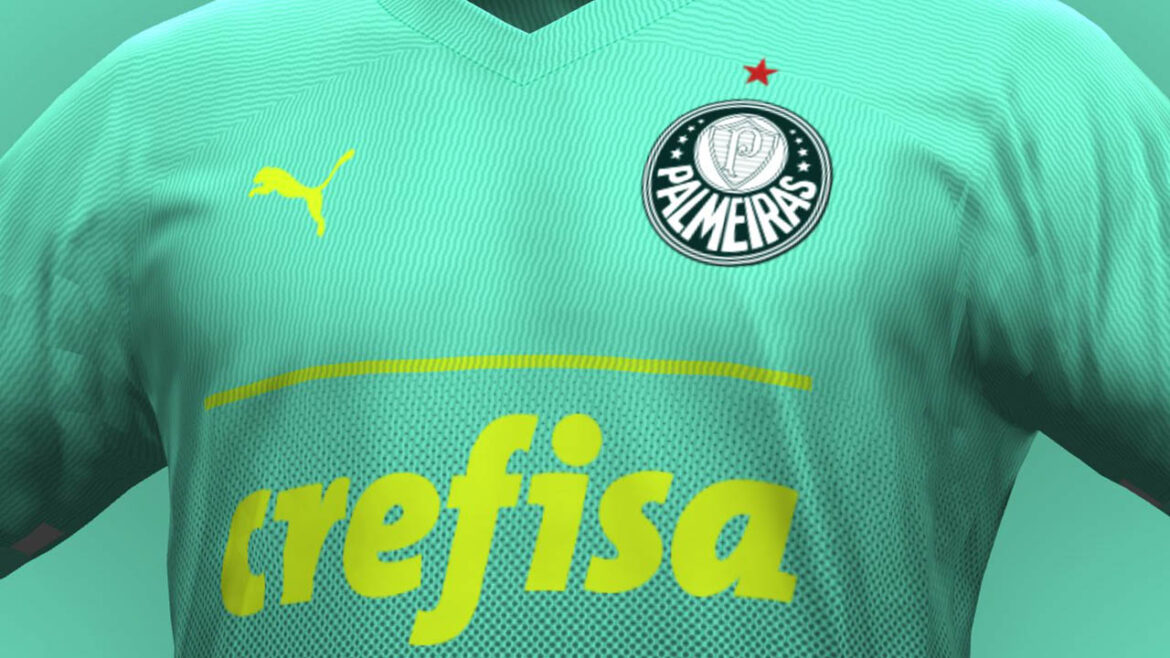 Palmeiras terceira camisa 2022-2023 PUMA esboço a