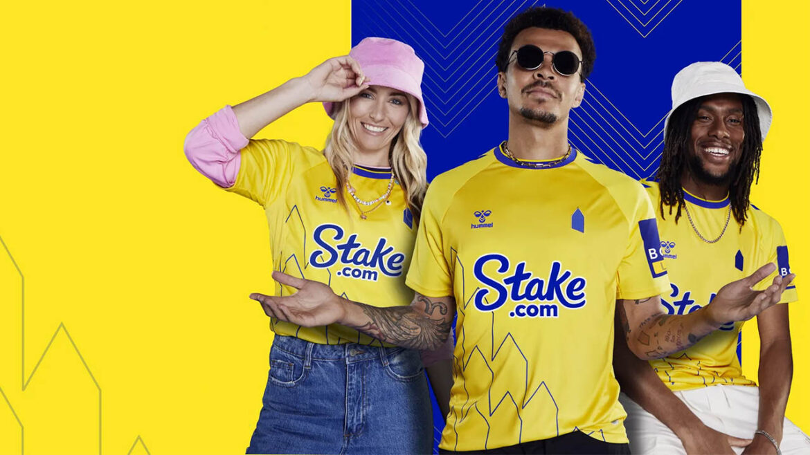 Terceira camisa do Everton FC 2022-2023 Hummel