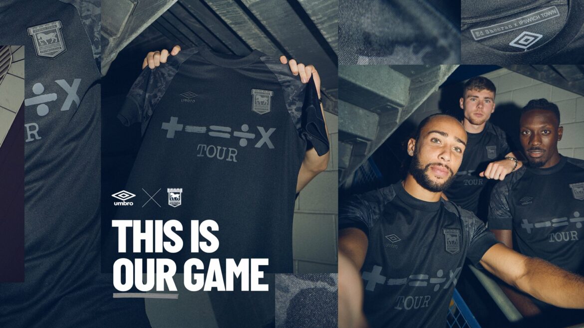 Terceira camisa do Ipswich Town 2022-2023 Umbro a