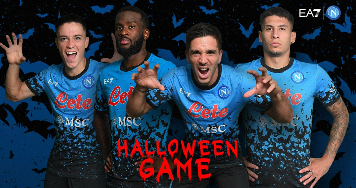Camisa Halloween do Napoli 2022 EA7 a