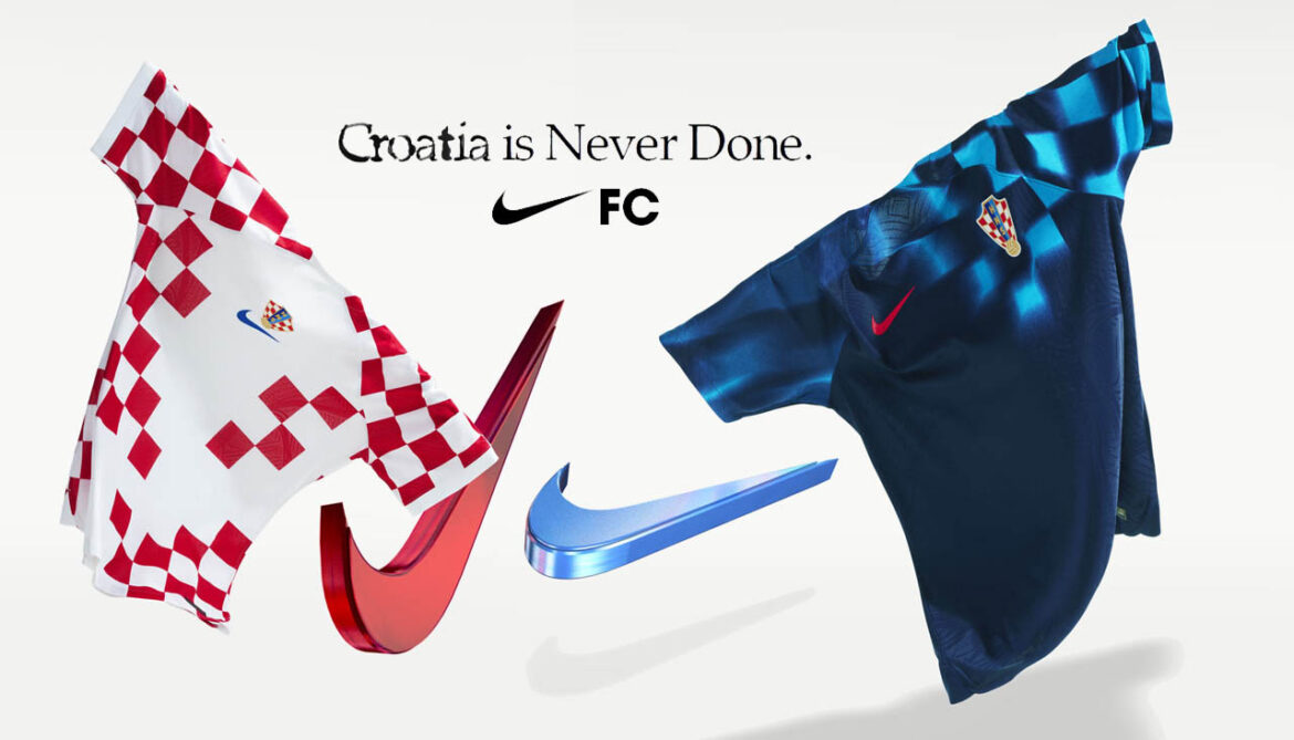 Camisas da Croácia 2022-2023 Nike a