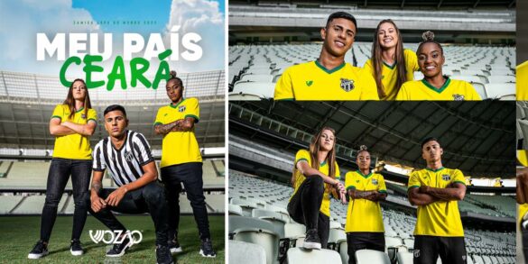 Ceará lança camisa para torcer pela Seleção Brasileira na Copa