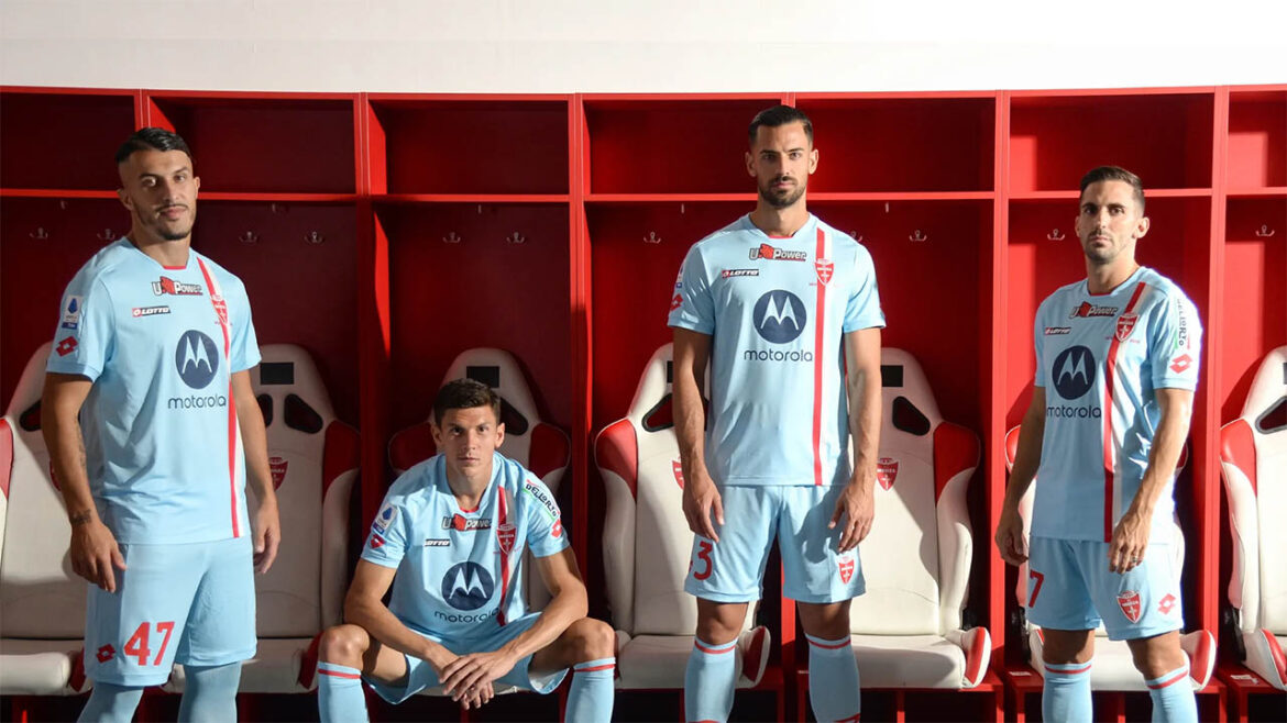 Terceira camisa do AC Monza 2022-2023 Lotto a