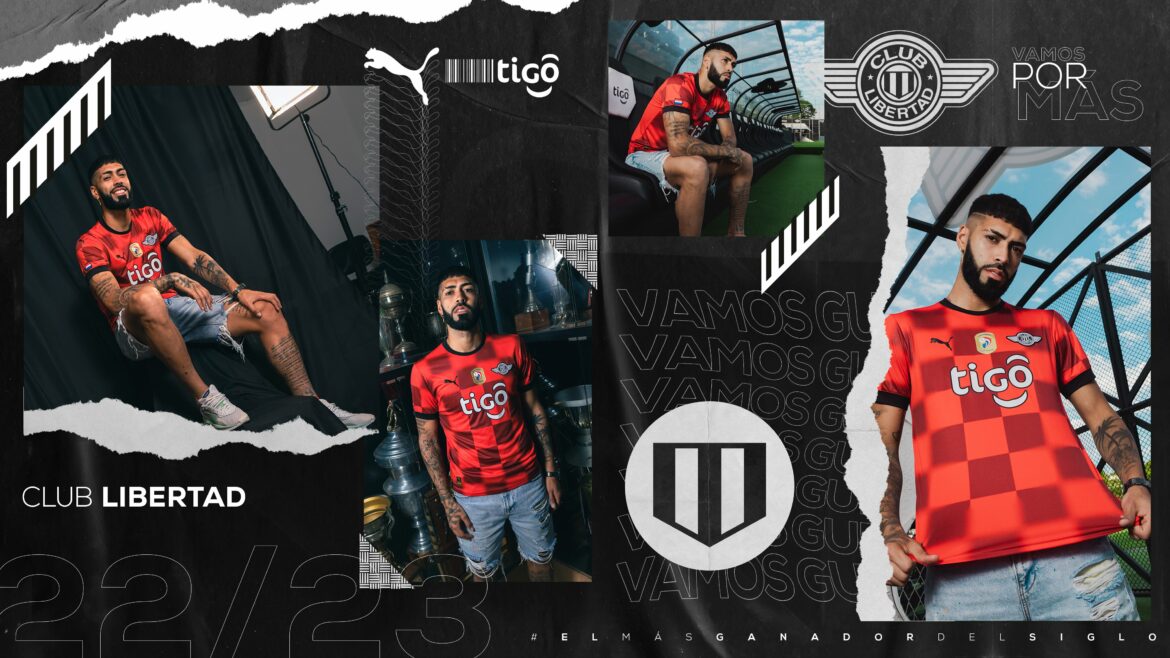 Terceira camisa do Club Libertad 2022-2023 PUMA a