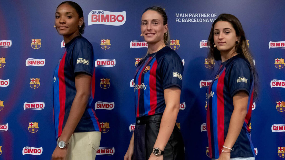 Barcelona Bimbo manga camisa time feminino a Barcelona Bimbo manga camisa time feminino a