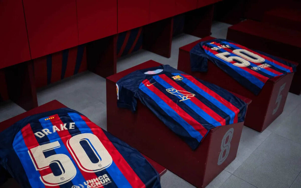 Barcelona Drake camisa El Clasico a