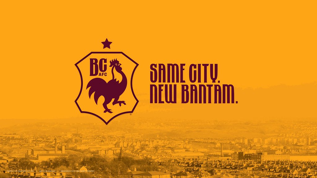 Bradford City novo escudo a Bradford City novo escudo a