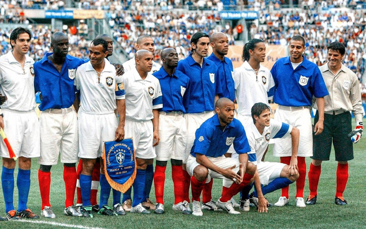 Brasil x França 2004 Centenário da FIFA