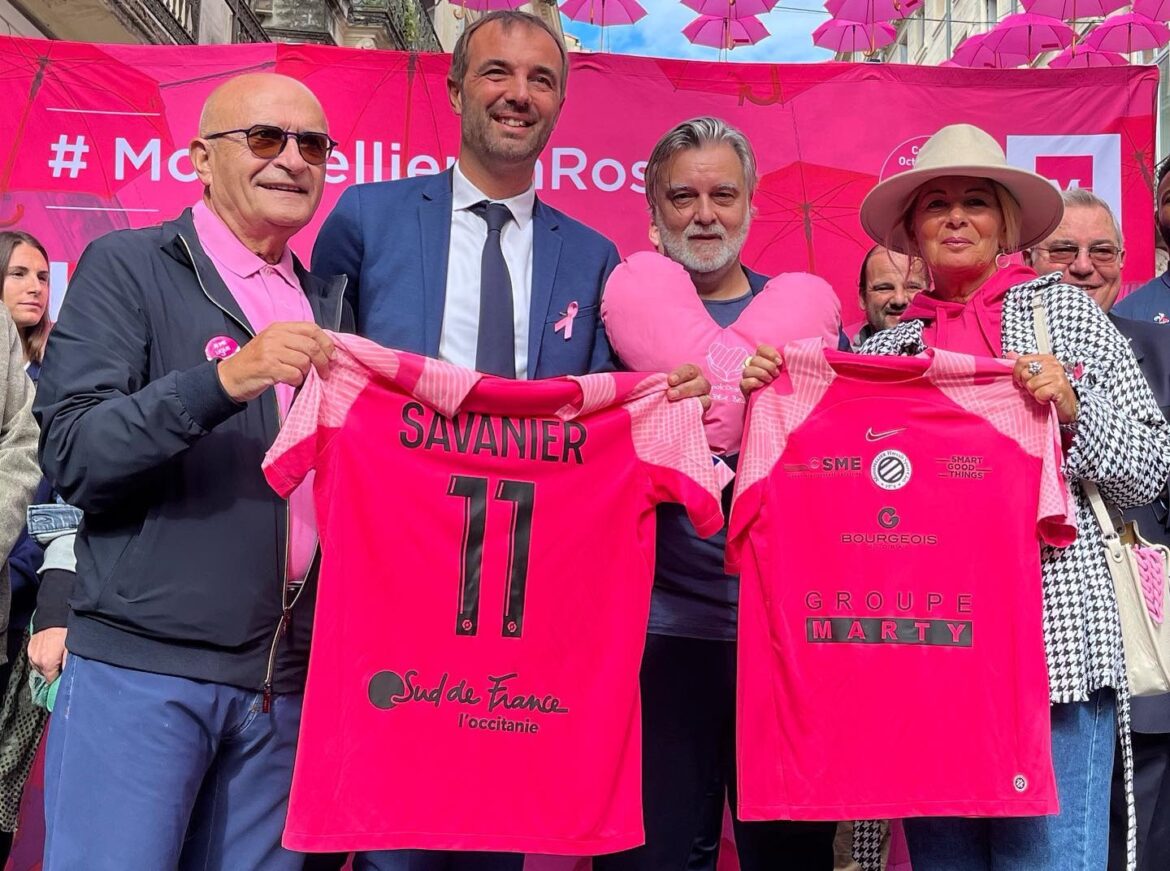 Montpellier HSC lança camisa para o Outubro Rosa 2022