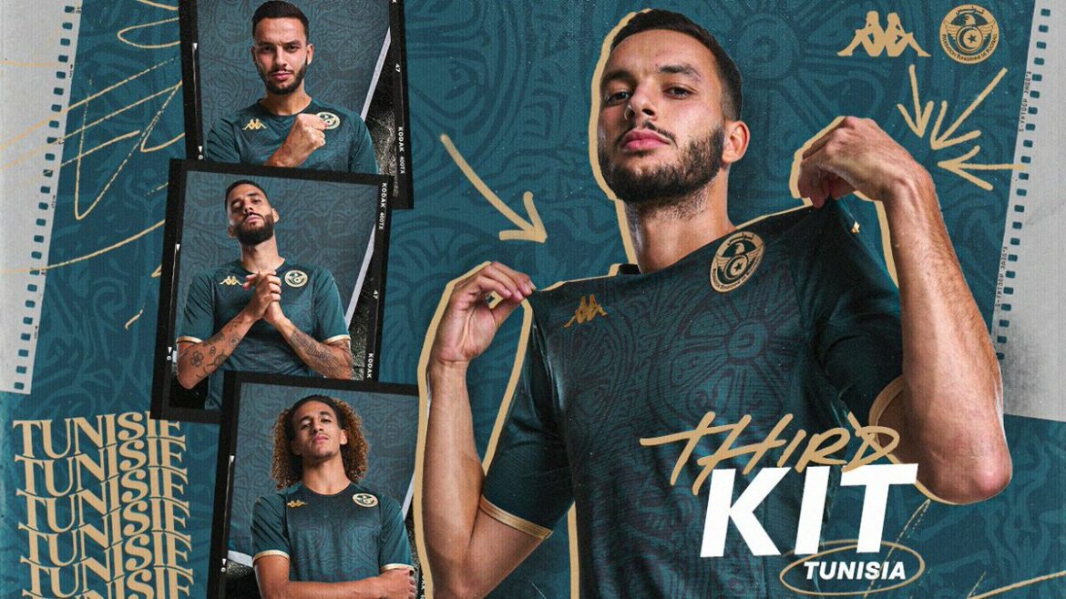Terceira camisa da Tunisia 2022-2023 Kappa