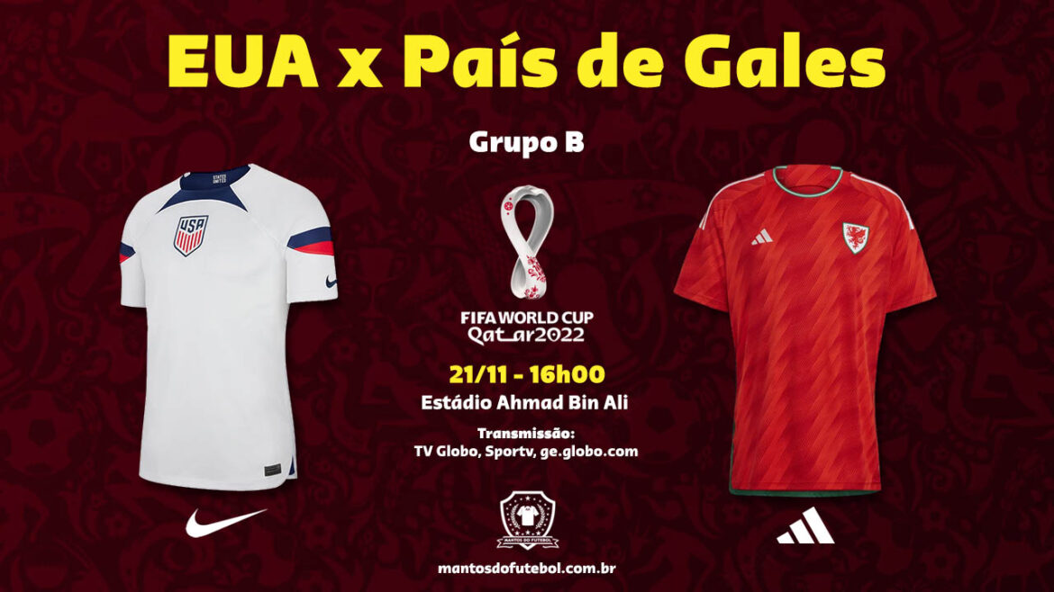 21-11 EUA x País de Gales – Copa do Mundo 2022 – Palpites, Prognósticos, Onde Assistir 21-11 EUA x País de Gales - Copa do Mundo 2022 - Palpites, Prognósticos, Onde Assistir