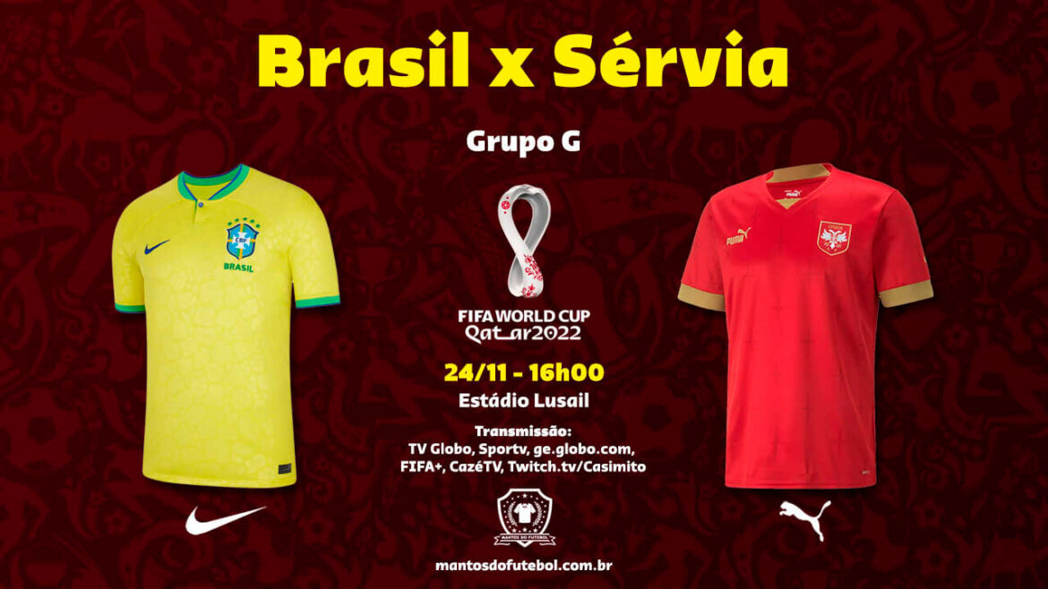 24-11 – Brasil x Sérvia – Copa do Mundo 2022 – Palpites, Prognósticos, Onde Assistir 24-11 - Brasil x Sérvia - Copa do Mundo 2022 - Palpites, Prognósticos, Onde Assistir