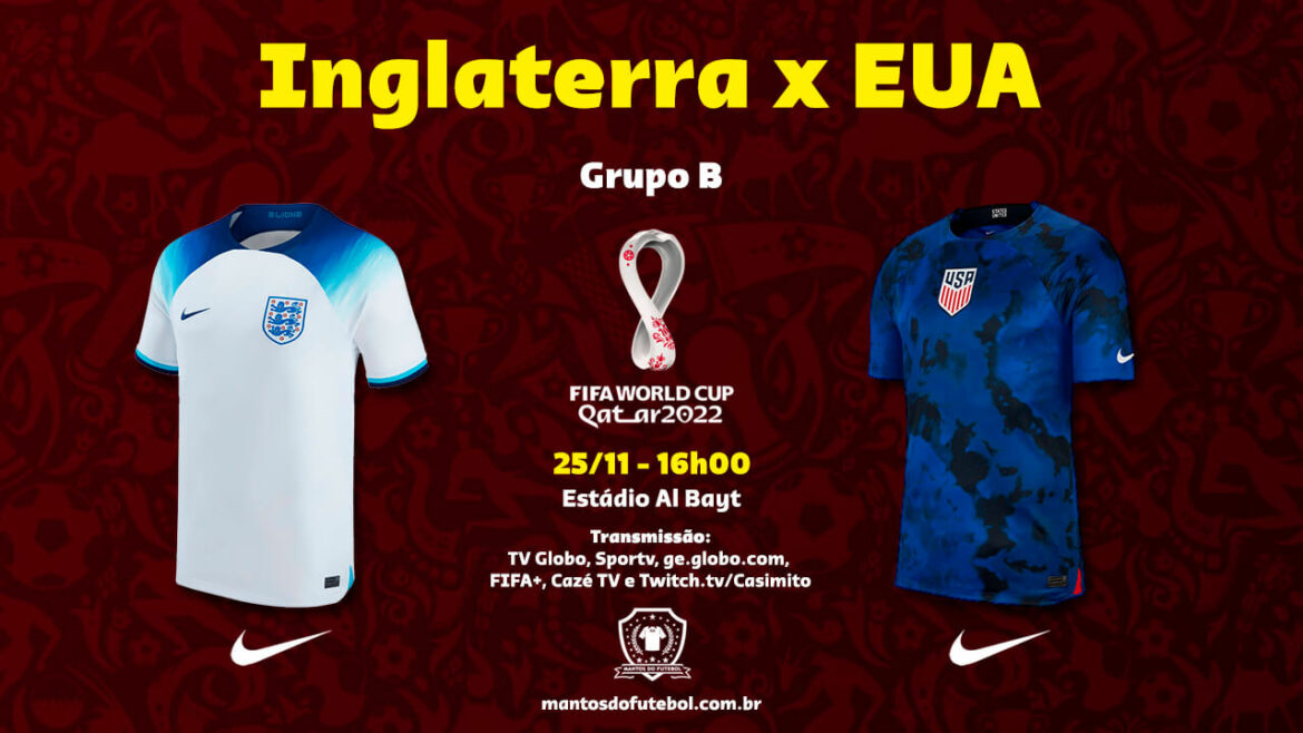 25-11 – Inglaterra x EUA – Copa do Mundo 2022 – Palpites, Prognósticos, Onde Assistir 25-11 - Inglaterra x EUA - Copa do Mundo 2022 - Palpites, Prognósticos, Onde Assistir